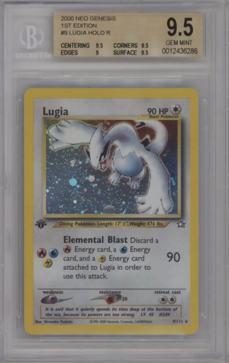 Lugia graded slab