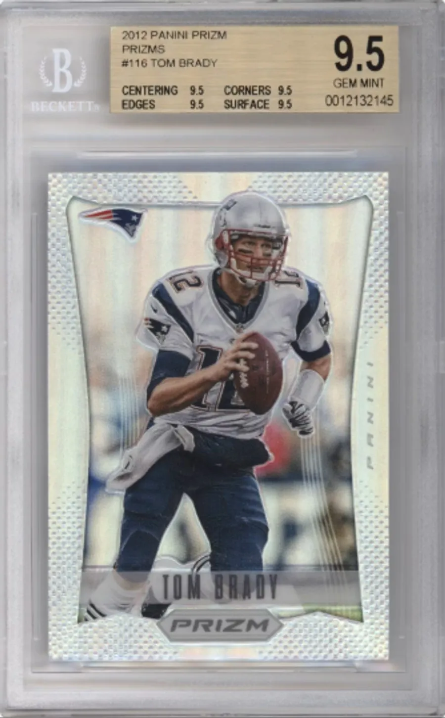 Tom Brady — BGS 9.5 graded slab