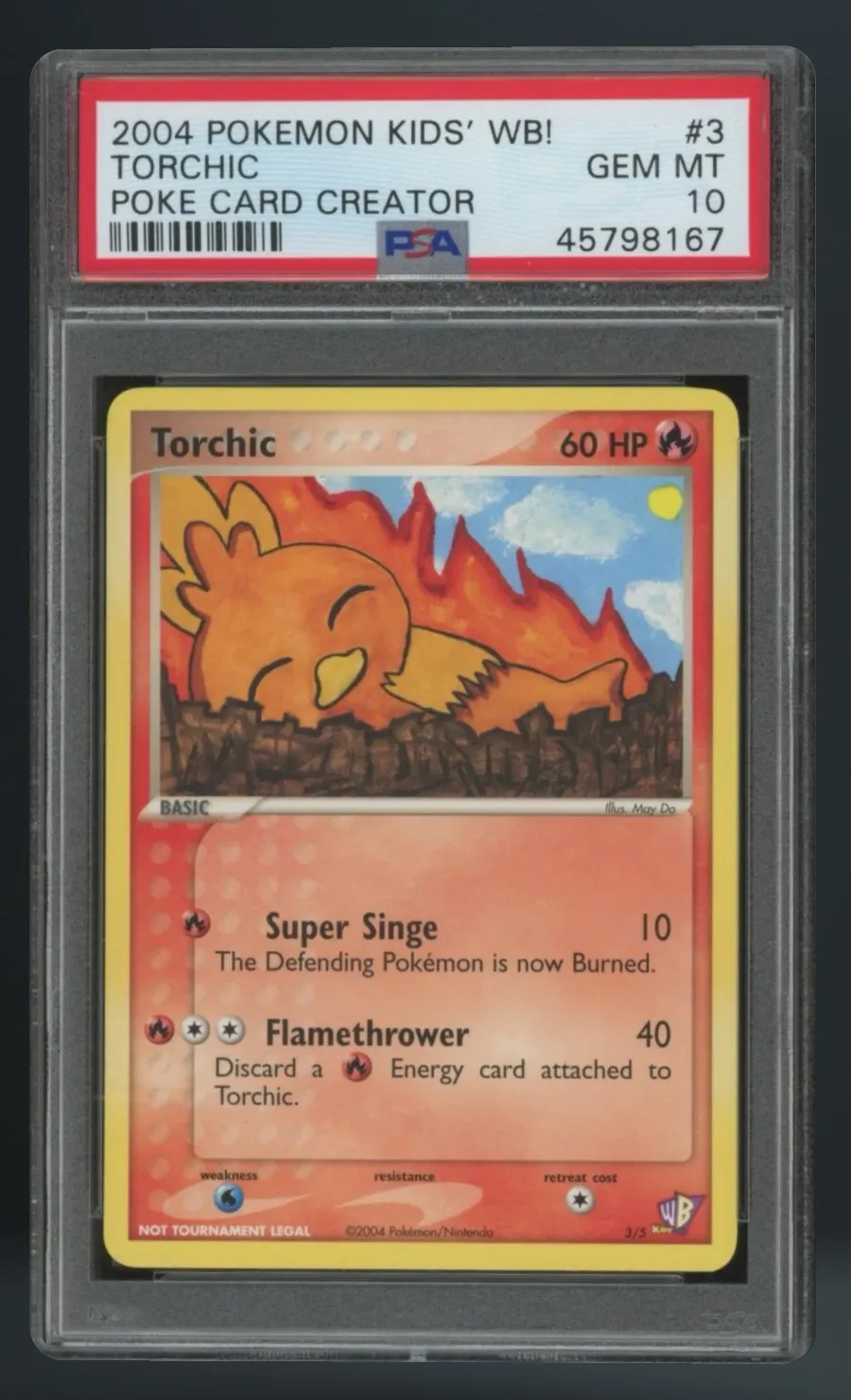 Torchic — PSA 10 graded slab