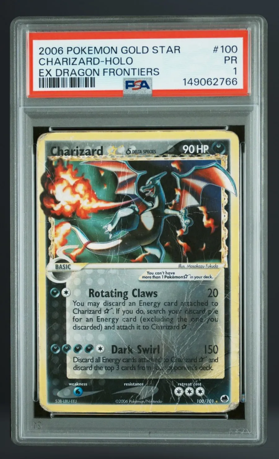 Charizard-Holo — PSA 1 graded slab