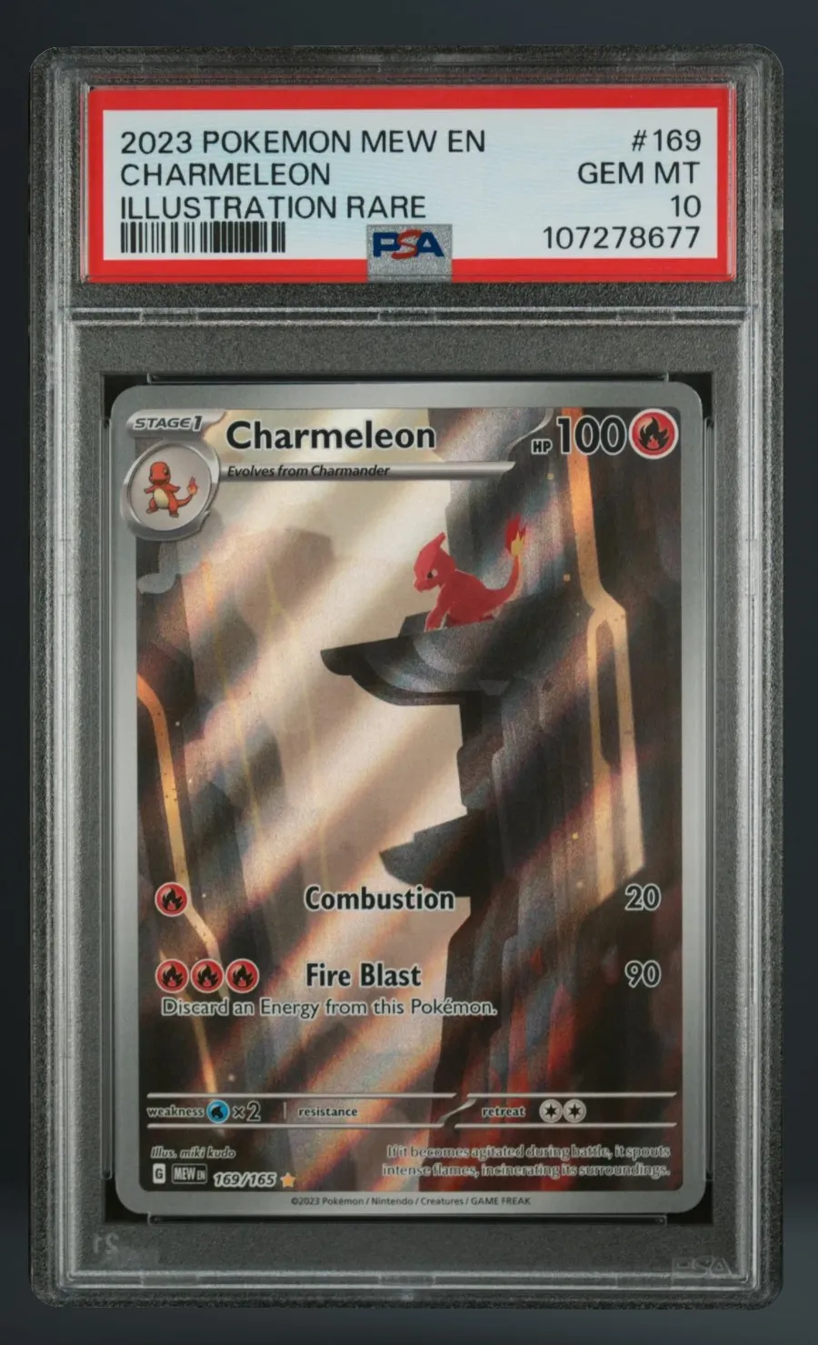 Charmeleon — PSA 10 graded slab