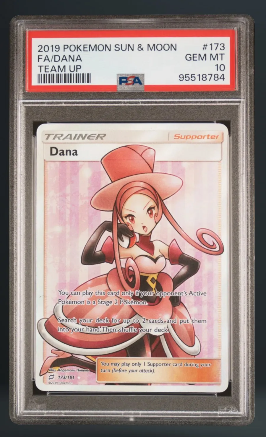 FA/Dana — PSA 10 graded slab
