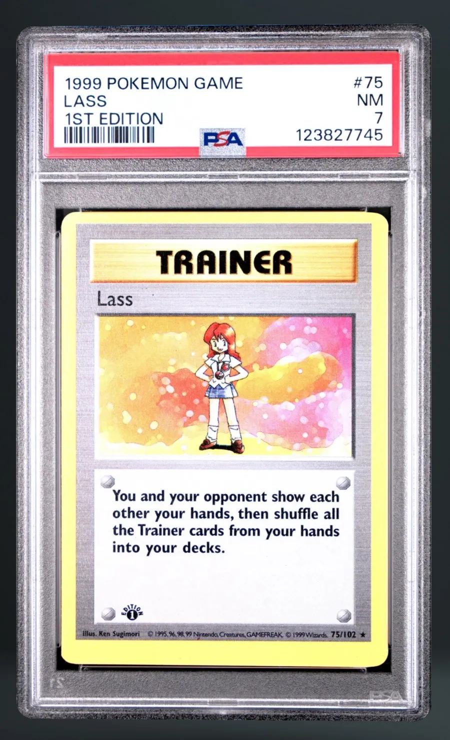 Lass — PSA 7 graded slab