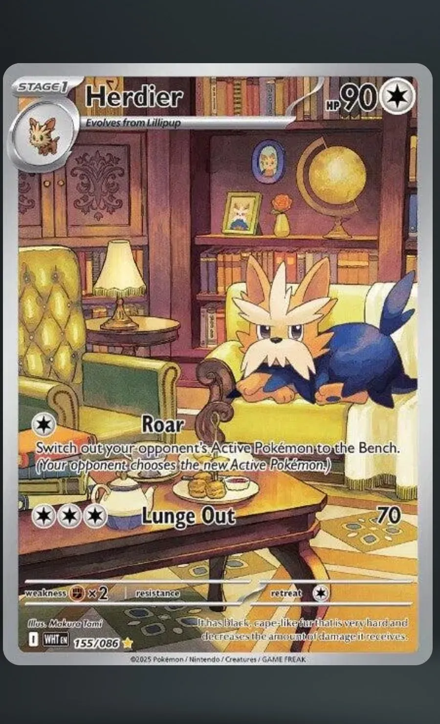Herdier — raw, ungraded card