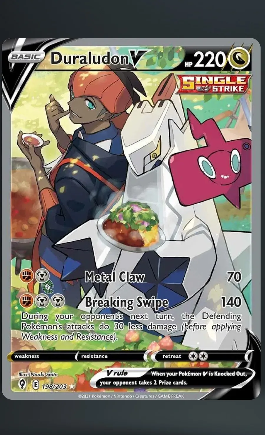Duraludon V — raw, ungraded card
