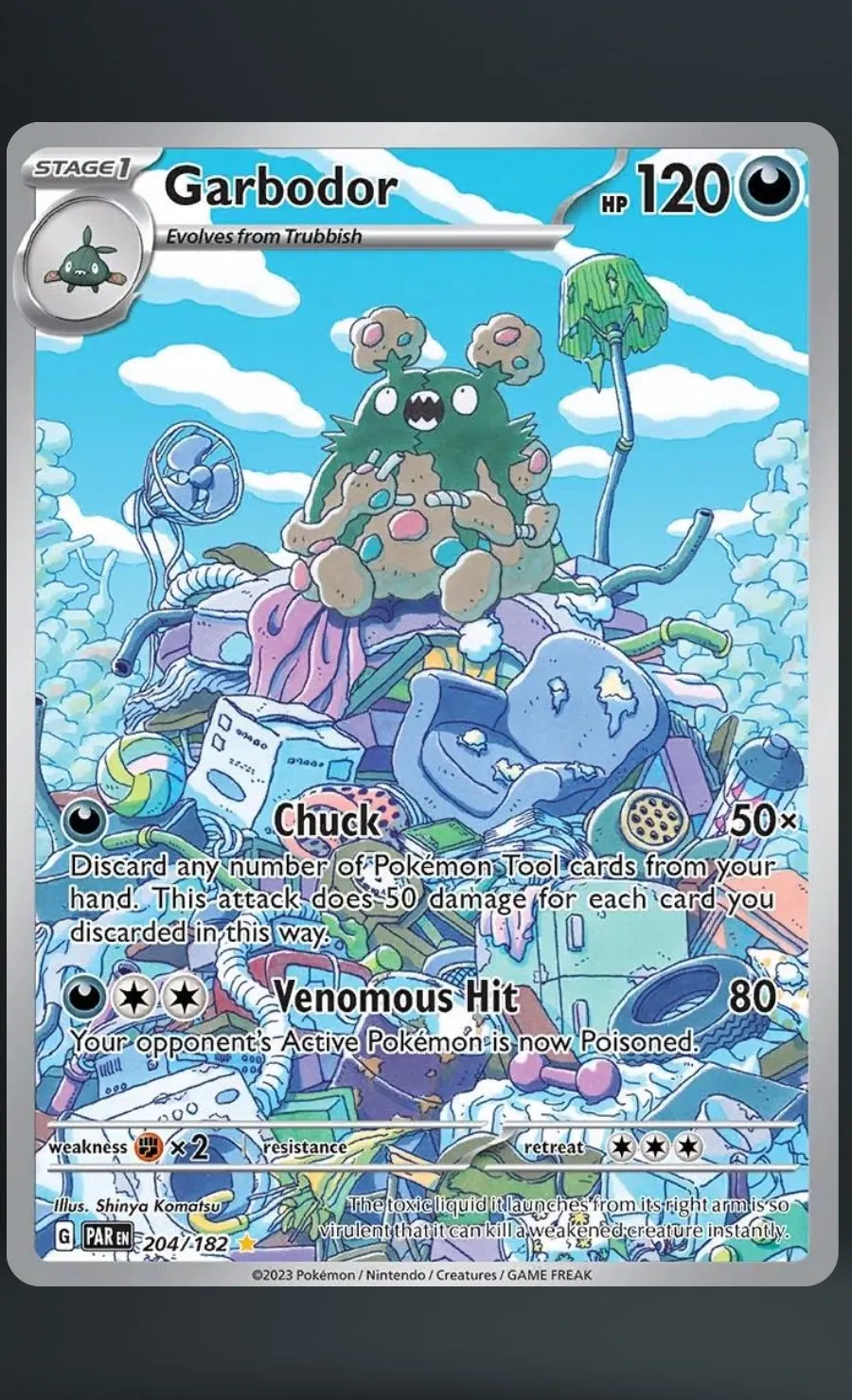 Garbodor — raw, ungraded card