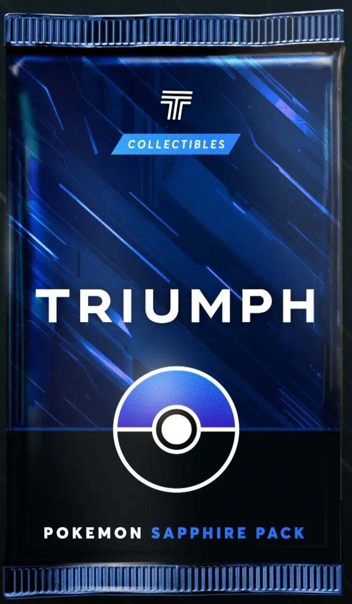Sealed Pokémon Sapphire Pack as shown in the app