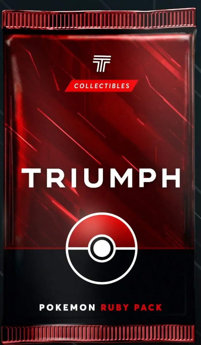 Sealed Pokémon Ruby Pack as shown in the app