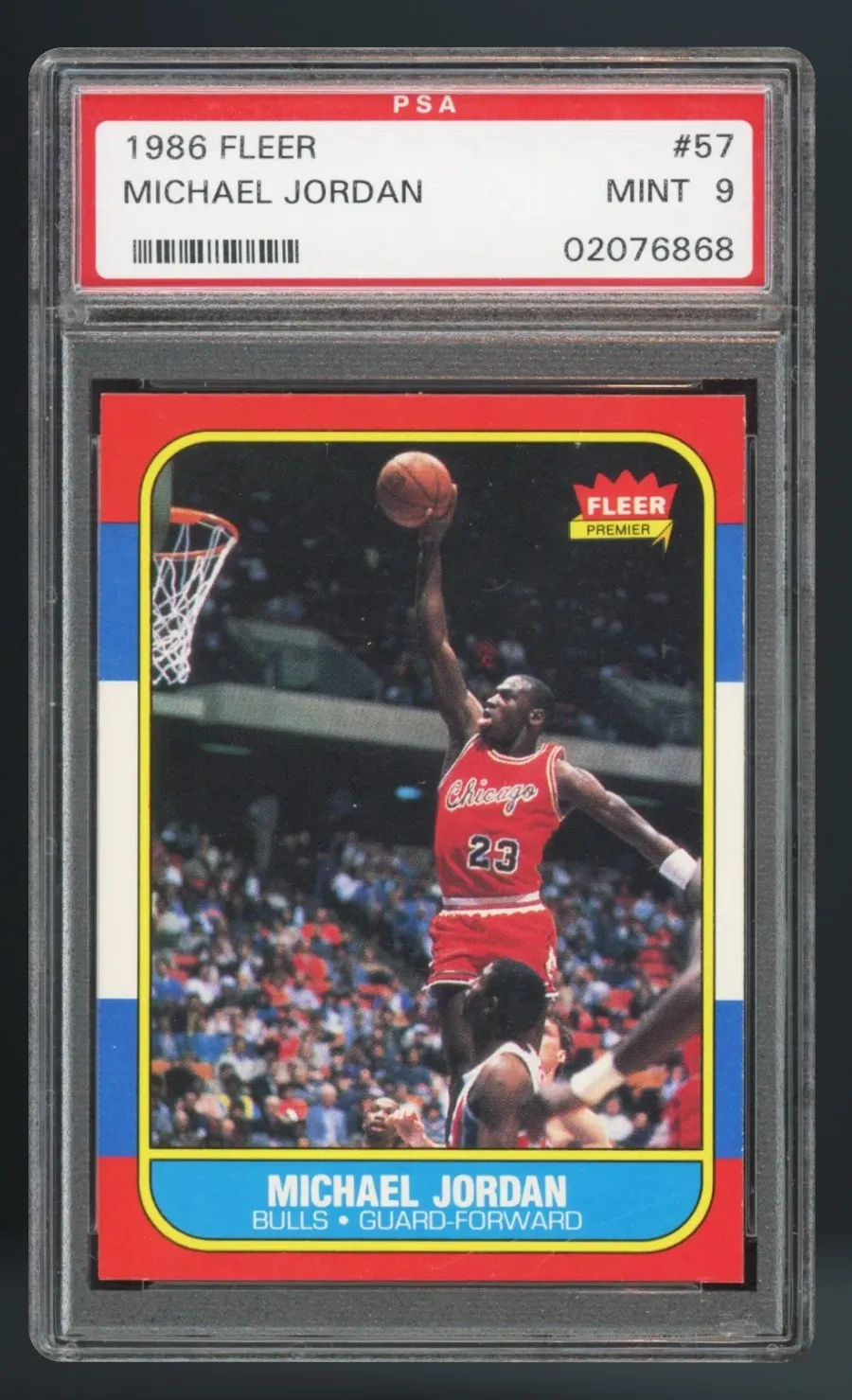 Michael Jordan — PSA 9 graded slab
