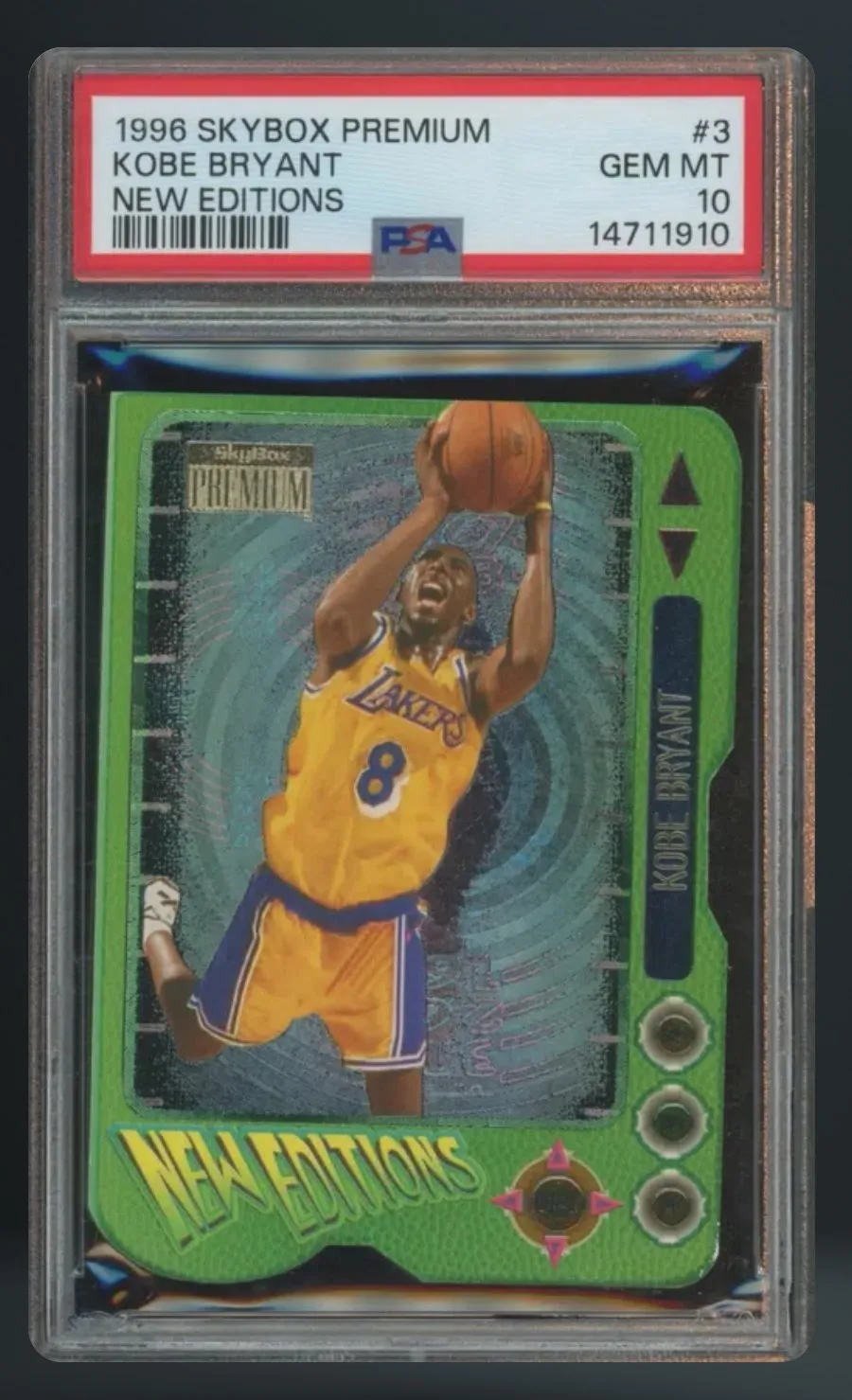 Kobe Bryant — PSA 10 graded slab