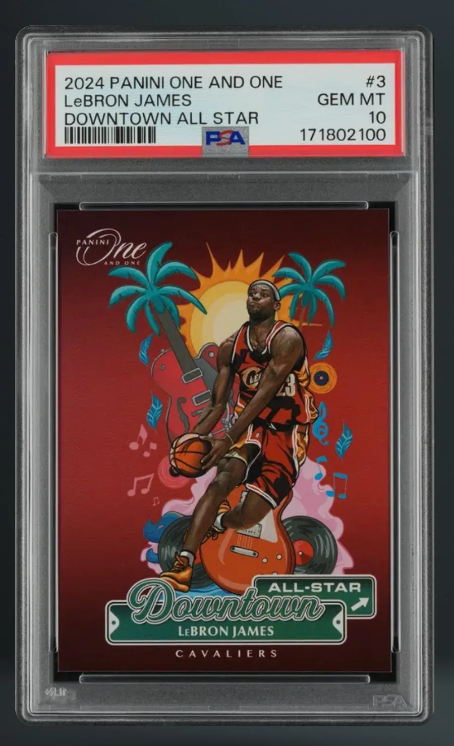 LeBron James — PSA 10 graded slab