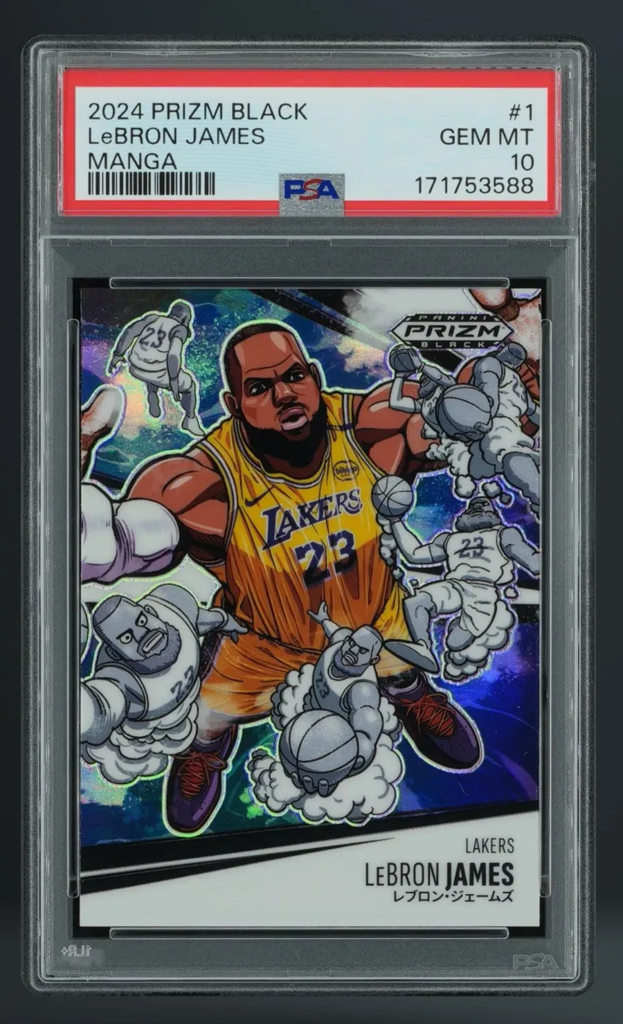 LeBron James — PSA 10 graded slab