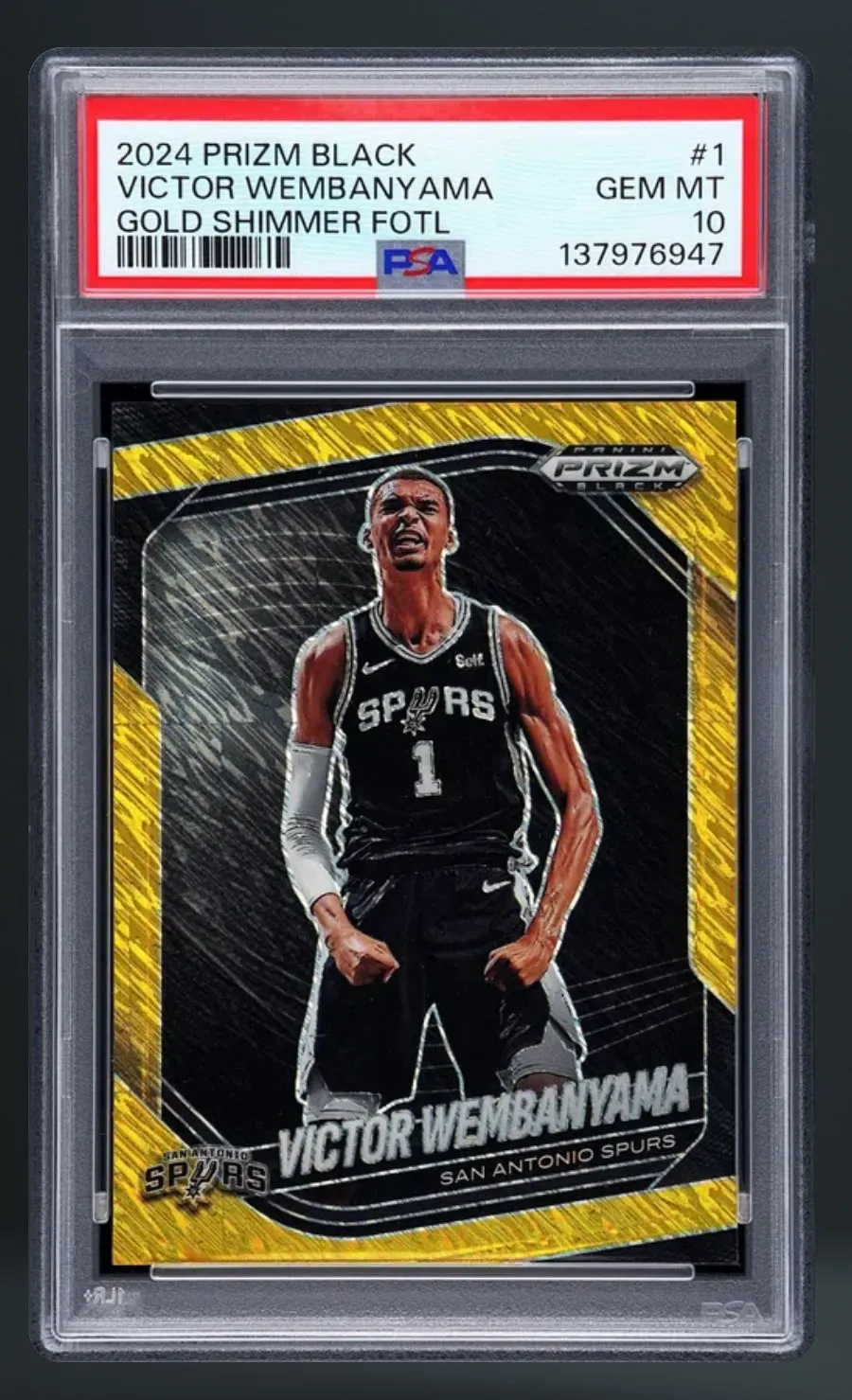 Victor Wembanyama — PSA 10 graded slab