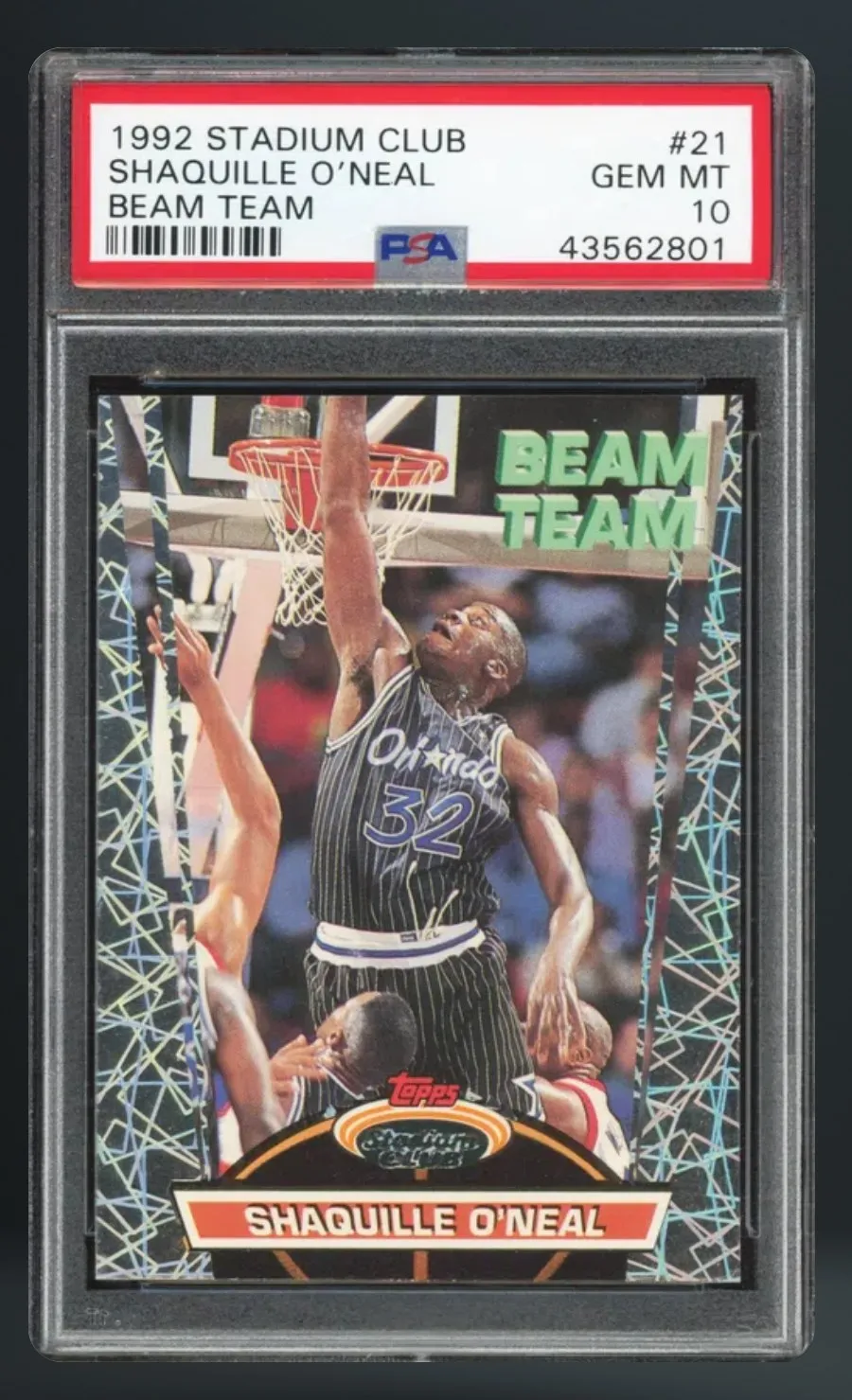 Shaquille O'Neal — PSA 10 graded slab
