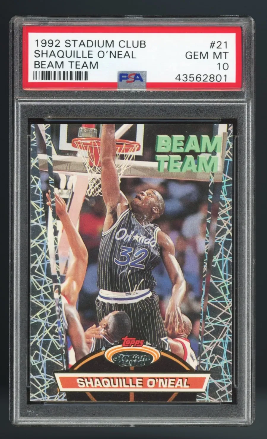 Shaquille O'Neal — PSA 10 graded slab