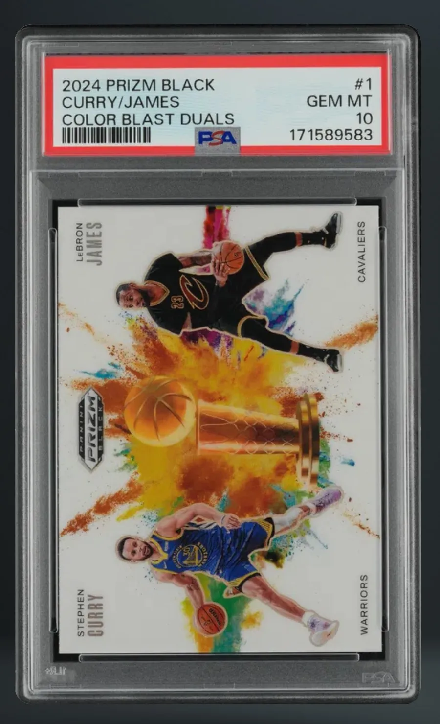 Curry/James — PSA 10 graded slab