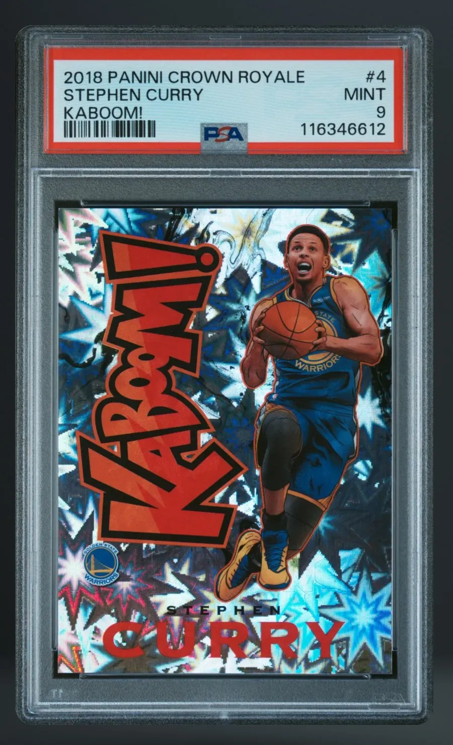 Stephen Curry — PSA 9 graded slab