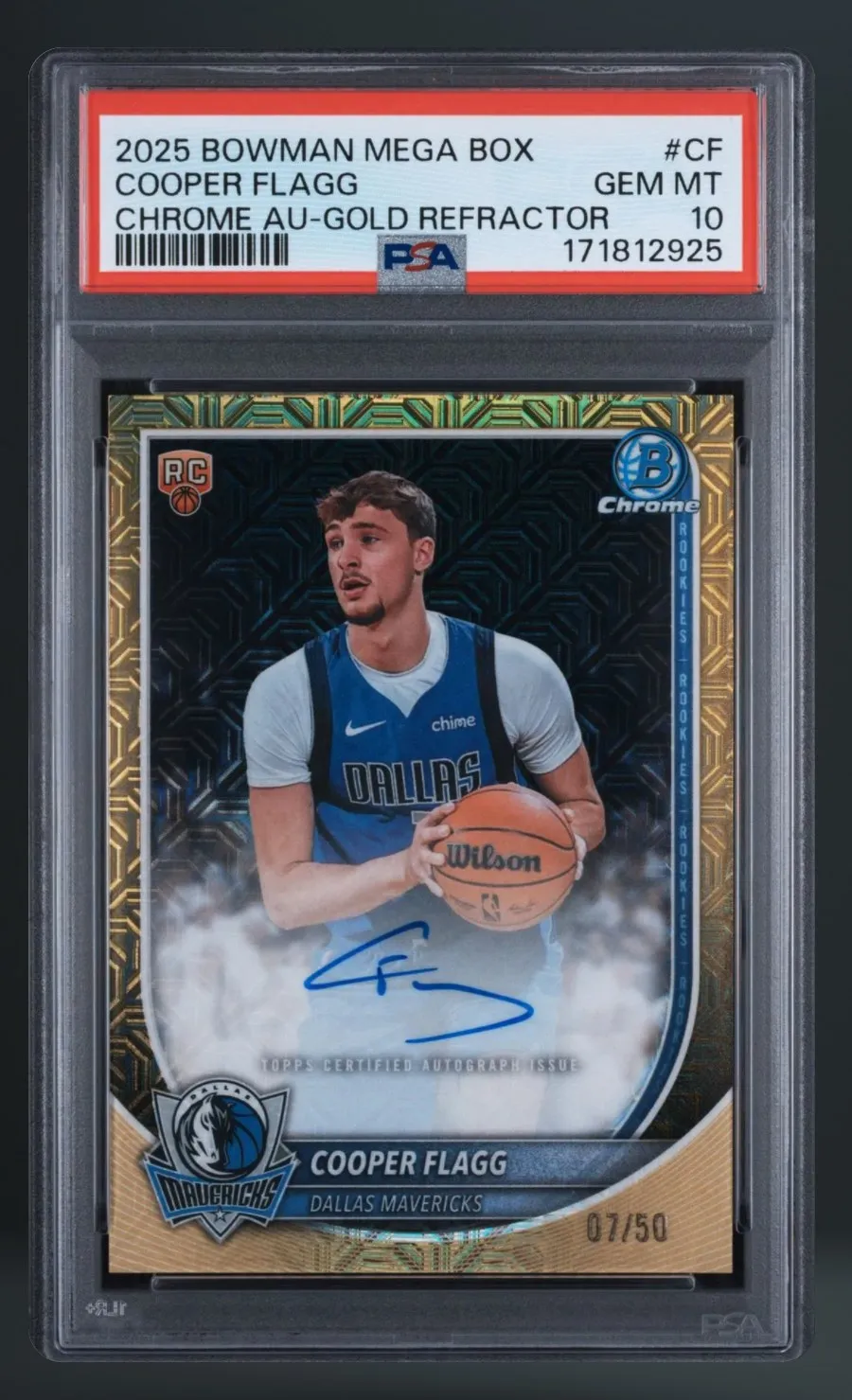 Cooper Flagg — PSA 10 graded slab