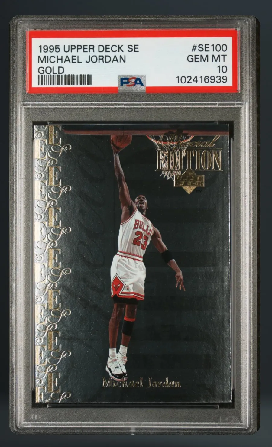 Michael Jordan — PSA 10 graded slab