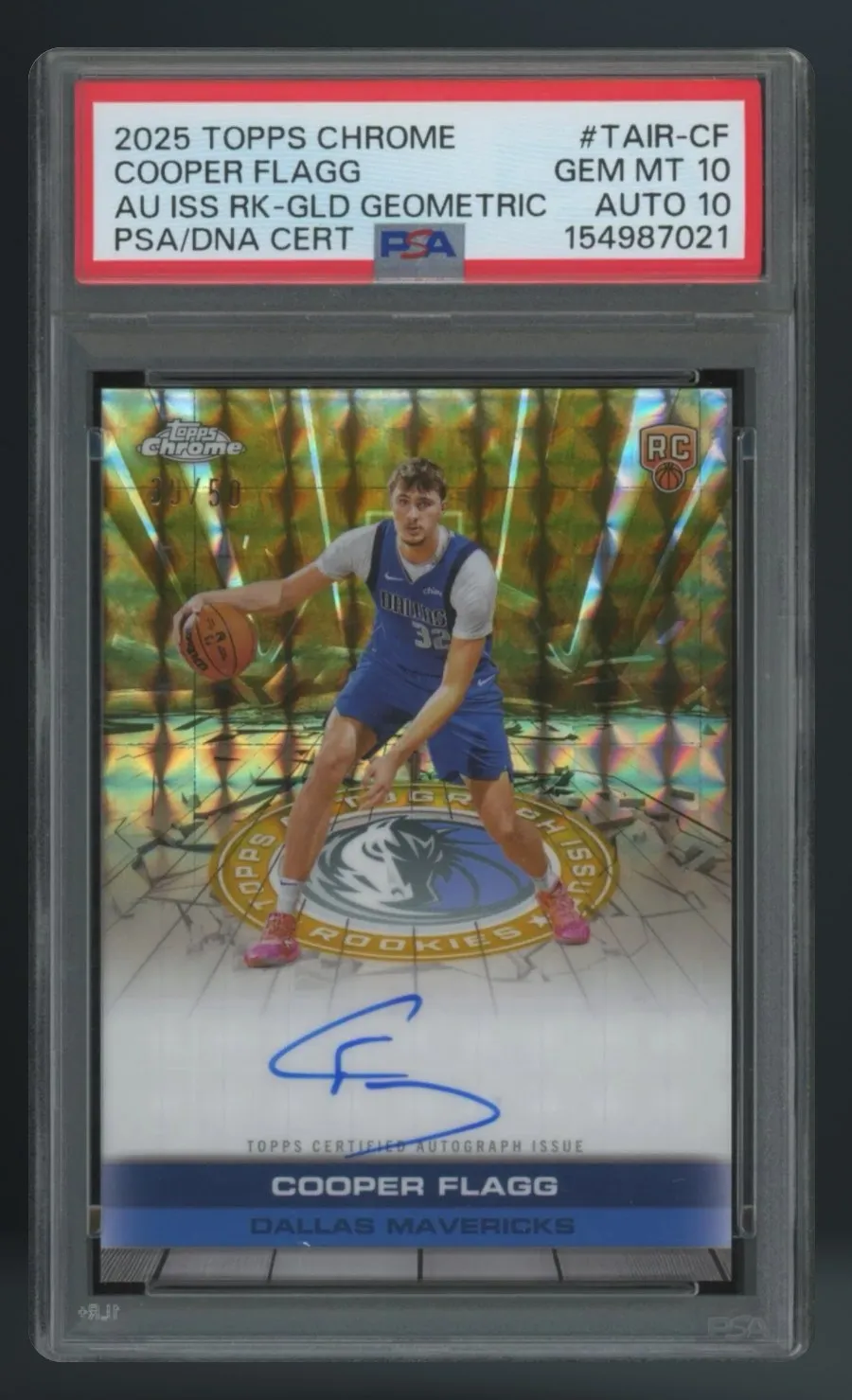 Cooper Flagg — PSA 10 graded slab