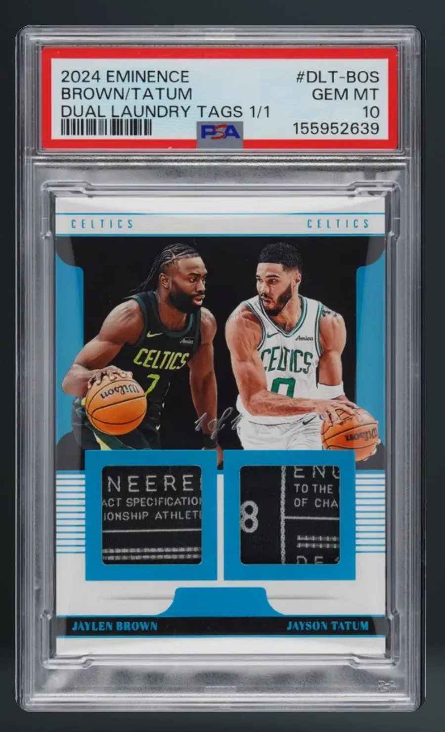 Brown/Tatum — PSA 10 graded slab