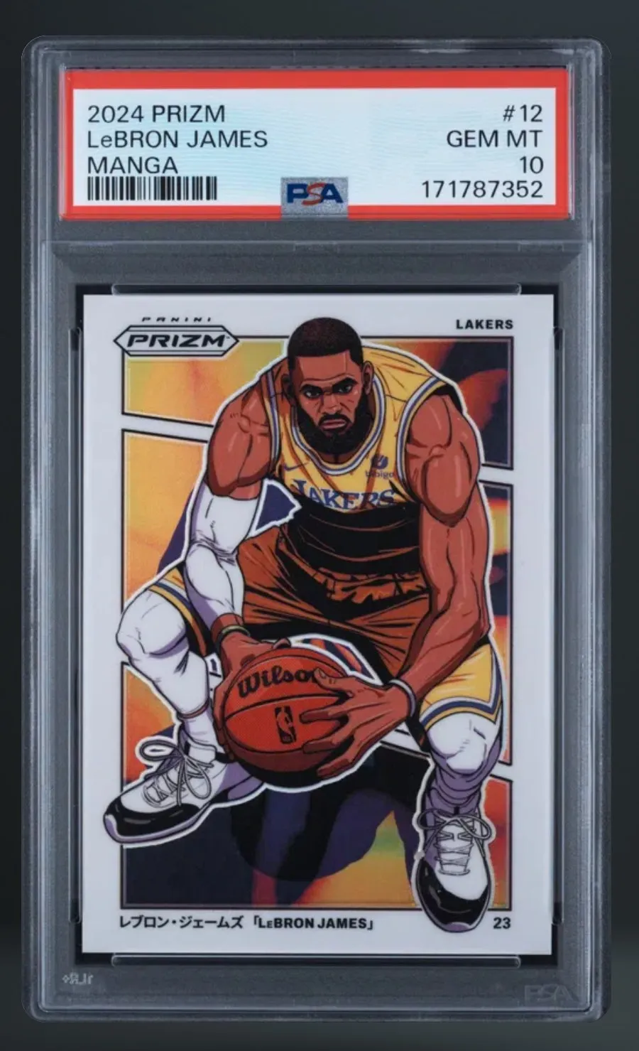 LeBron James — PSA 10 graded slab