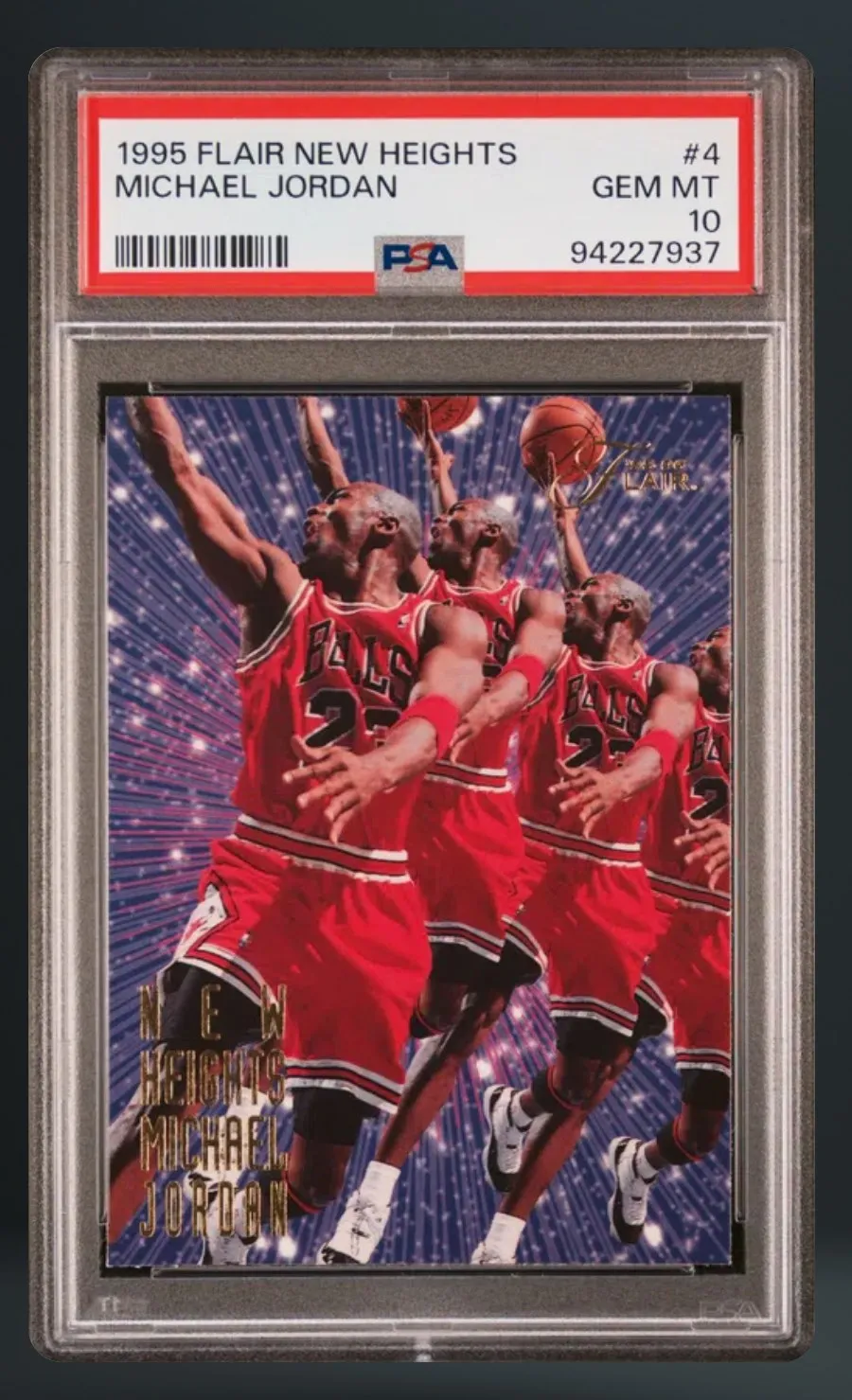 Michael Jordan — PSA 10 graded slab