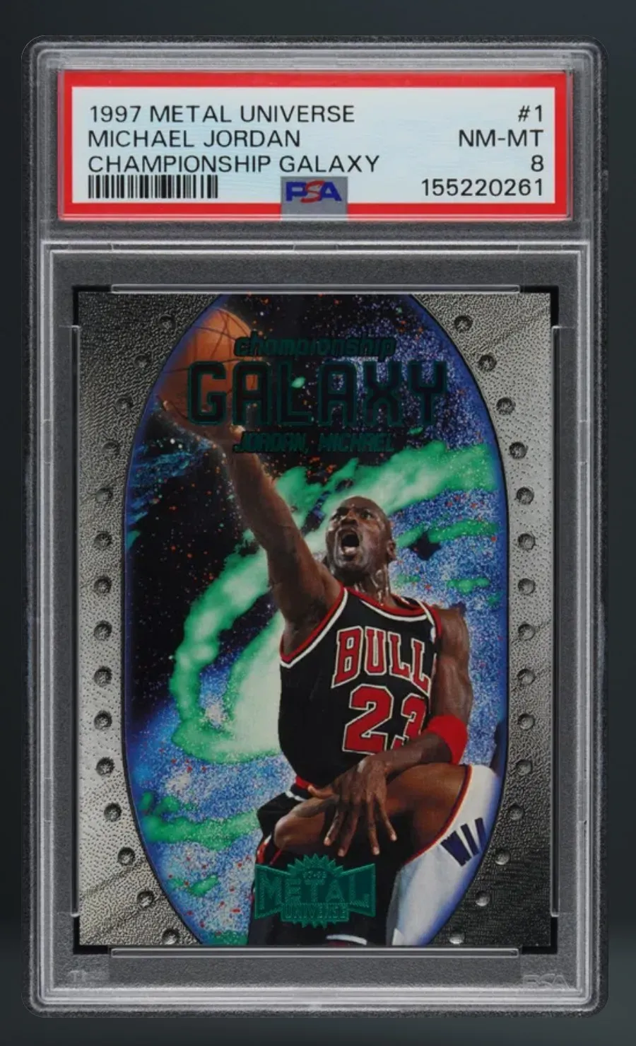 Michael Jordan — PSA 8 graded slab