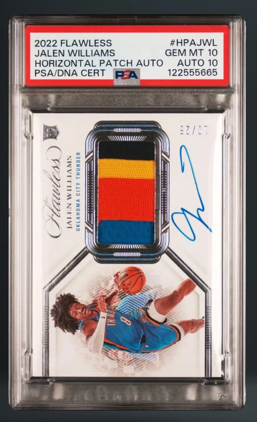 Jalen Williams — PSA 10 graded slab