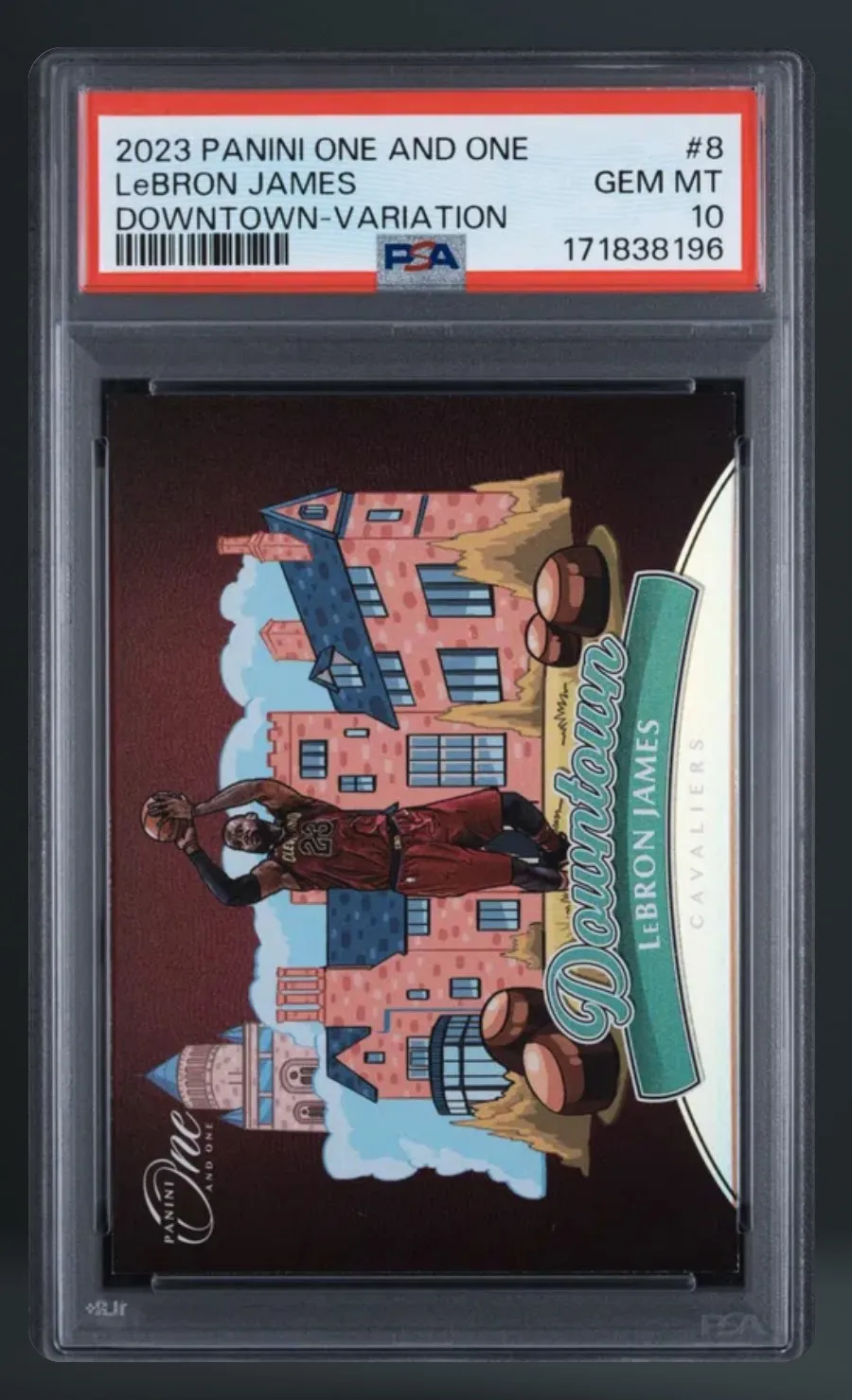 LeBron James — PSA 10 graded slab