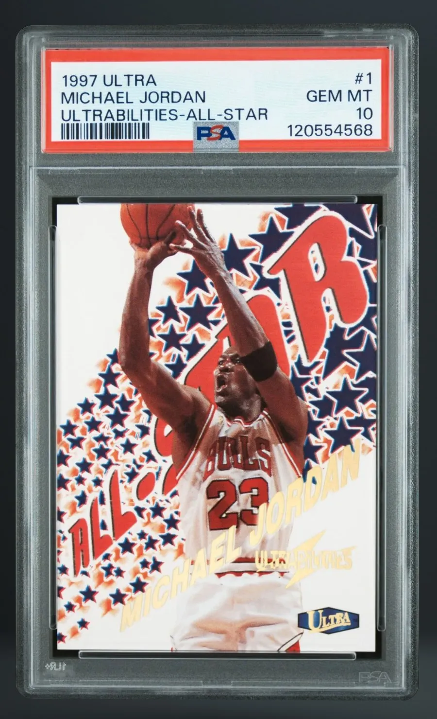Michael Jordan — PSA 10 graded slab