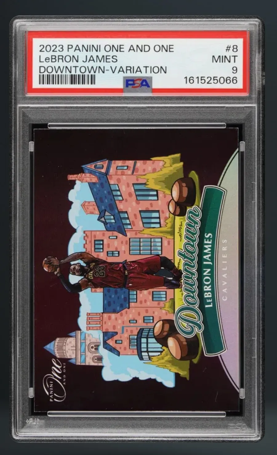 LeBron James — PSA 9 graded slab