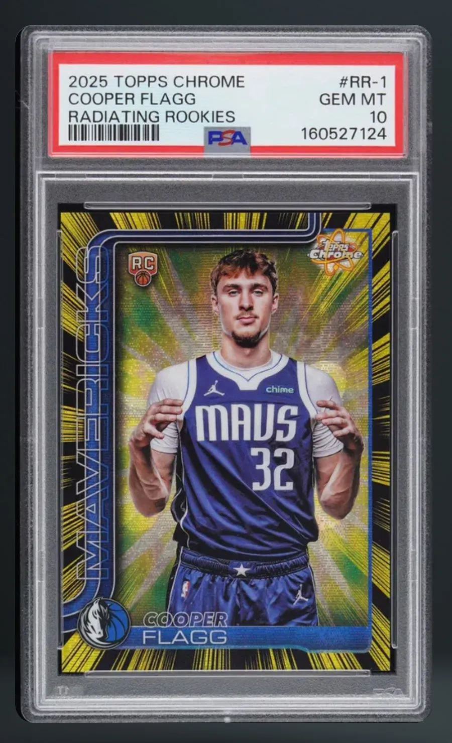 Cooper Flagg — PSA 10 graded slab