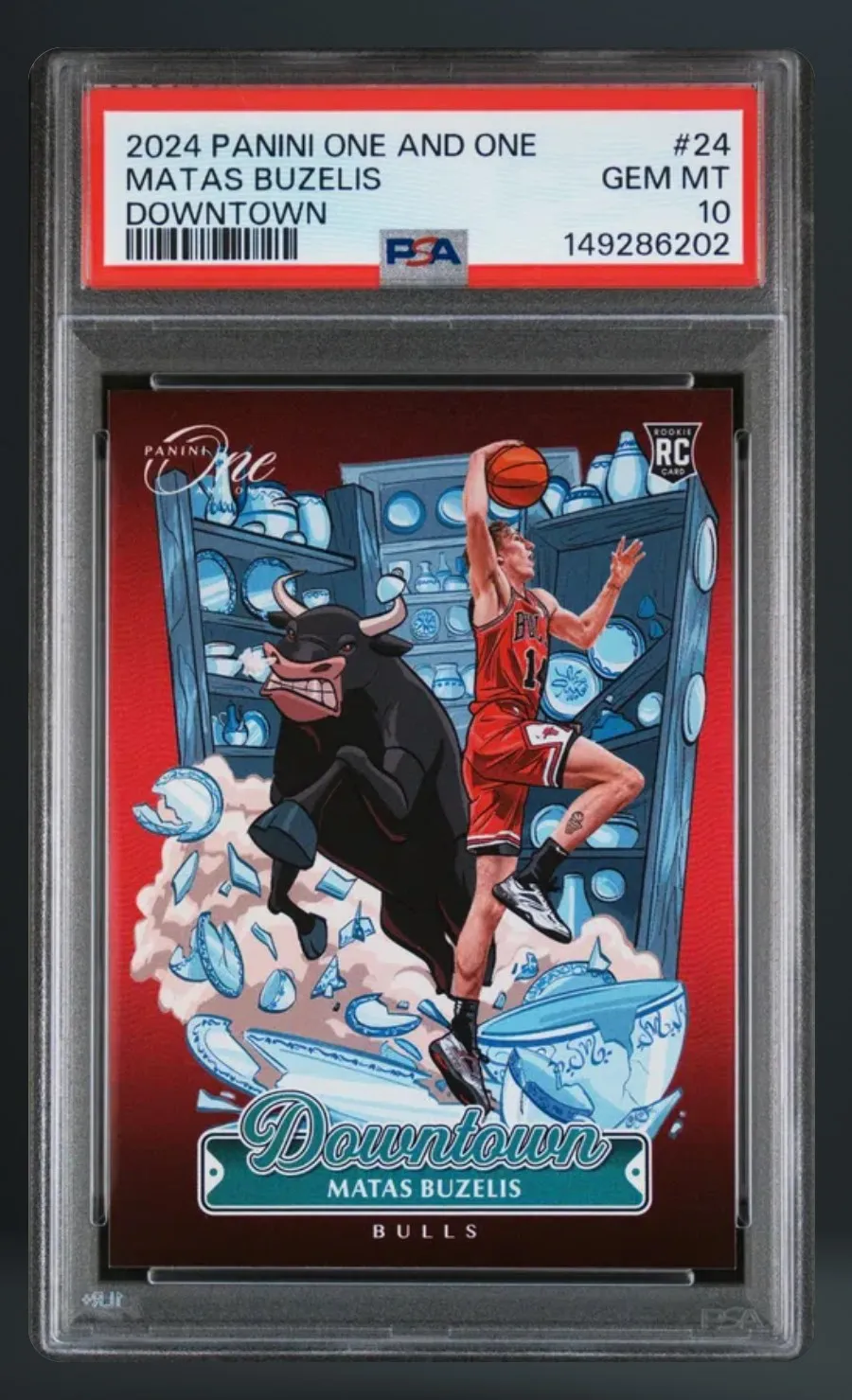 Matas Buzelis — PSA 10 graded slab