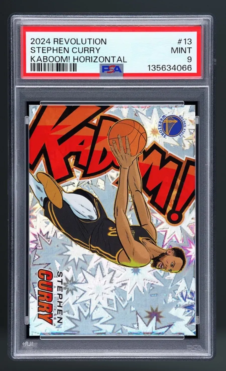 Stephen Curry — PSA 9 graded slab