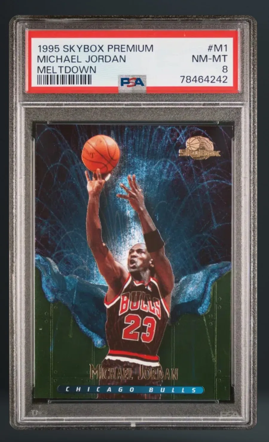 Michael Jordan — PSA 8 graded slab