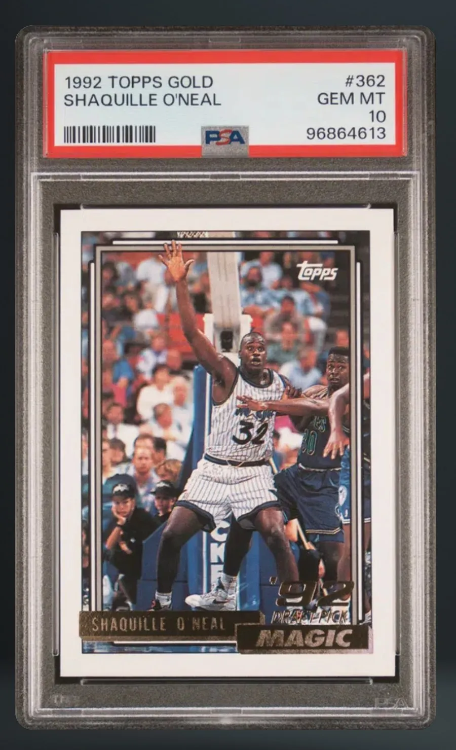 Shaquille O'Neal — PSA 10 graded slab