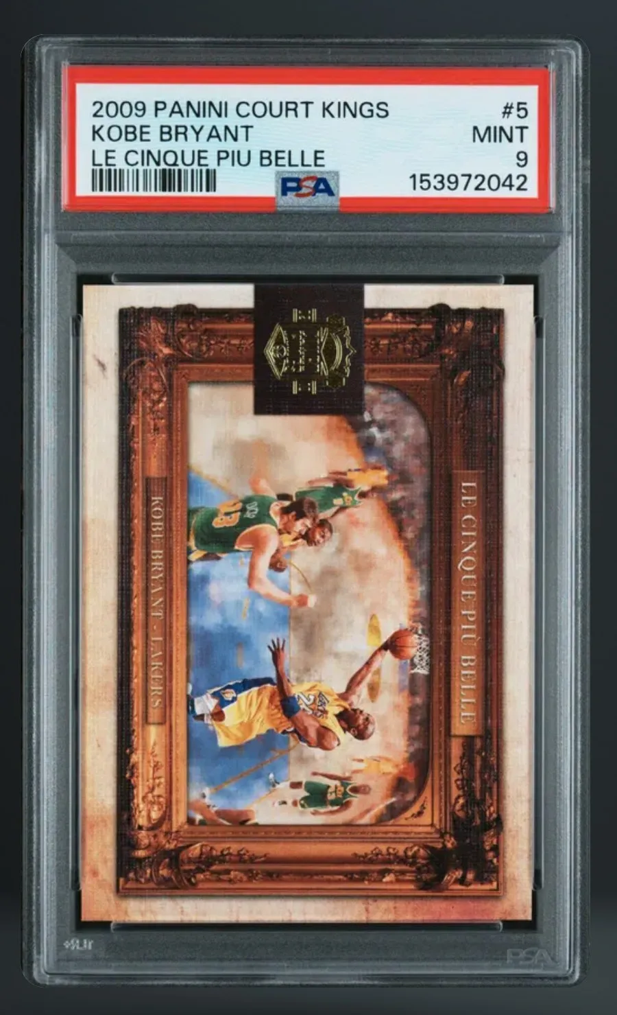 Kobe Bryant — PSA 9 graded slab