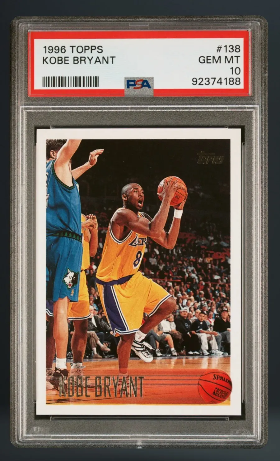 Kobe Bryant — PSA 10 graded slab