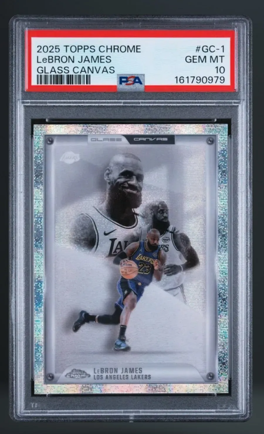 LeBron James — PSA 10 graded slab