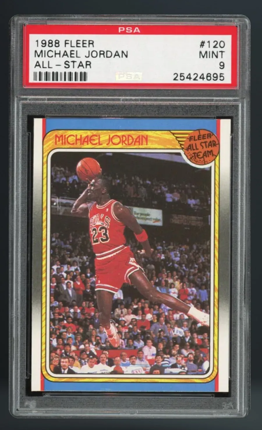 Michael Jordan — PSA 9 graded slab