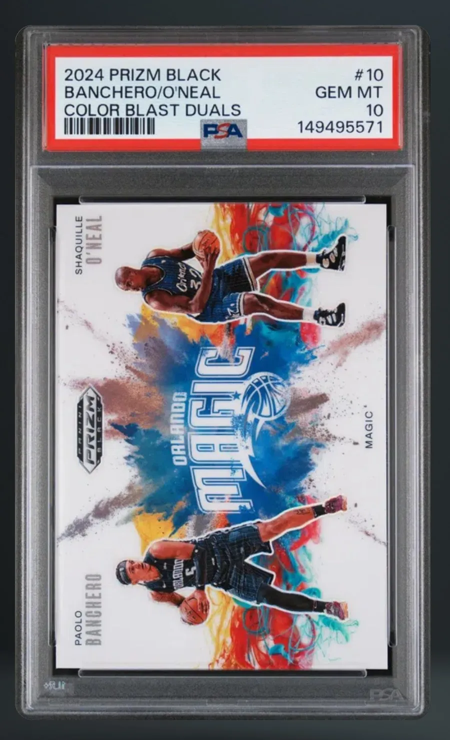 Banchero/O'Neal — PSA 10 graded slab