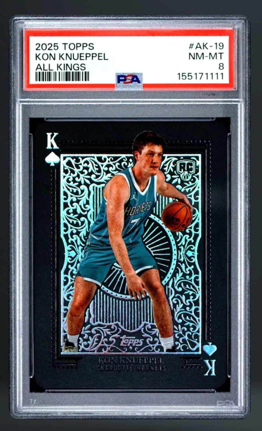 Kon Knueppel — PSA 8 graded slab