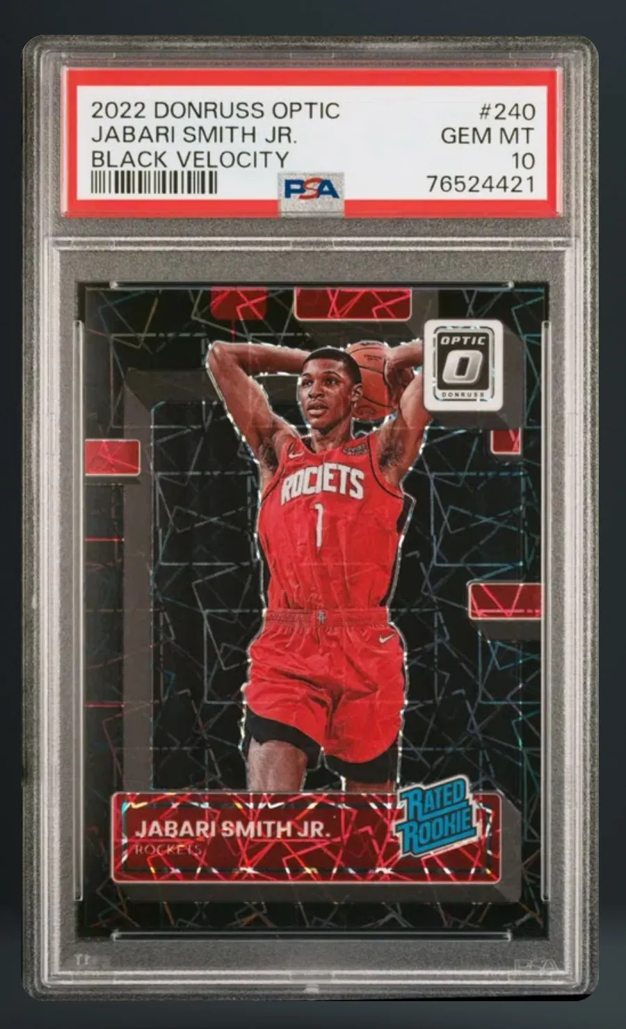 Jabari Smith Jr. — PSA 10 graded slab