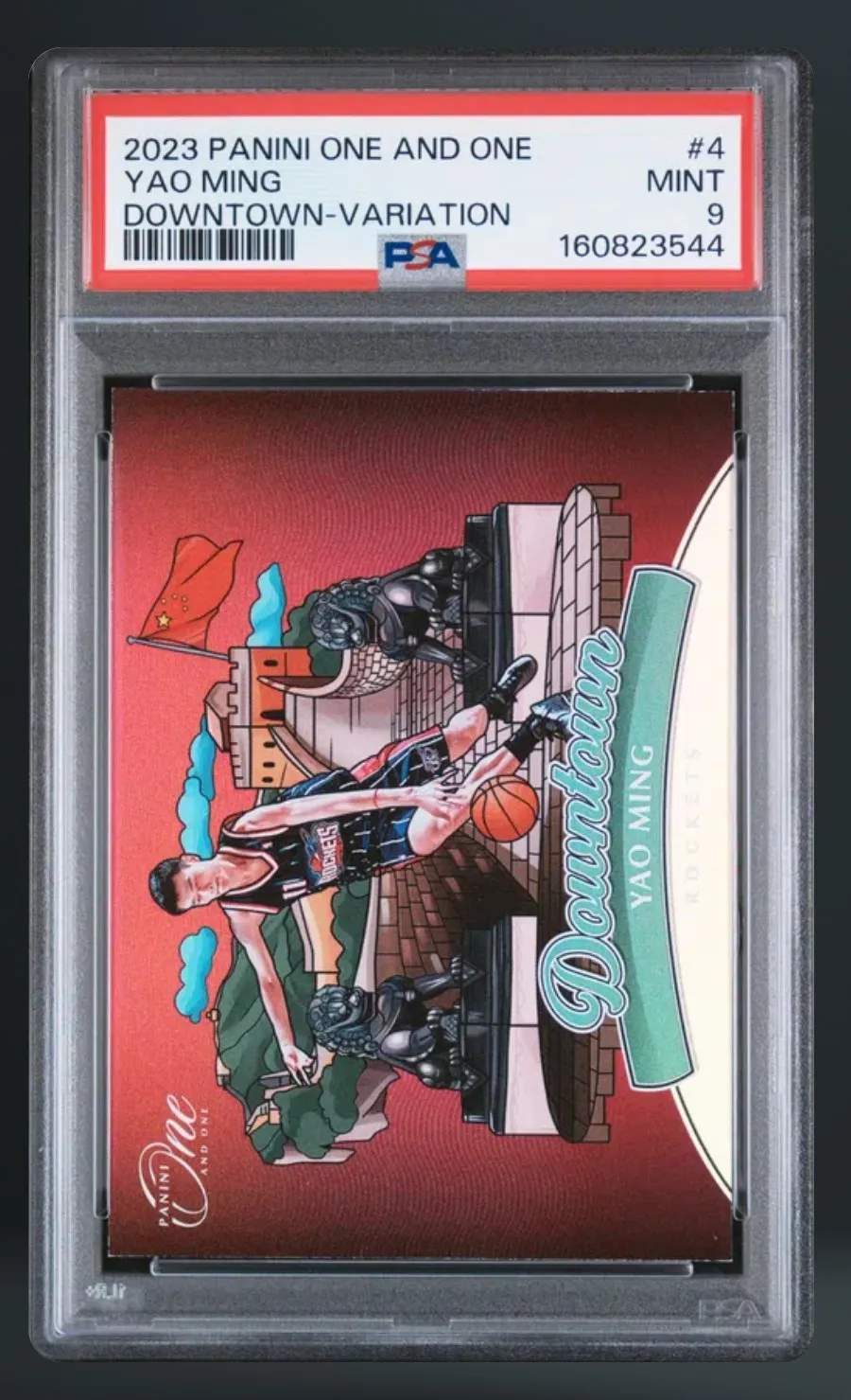 Yao Ming — PSA 9 graded slab