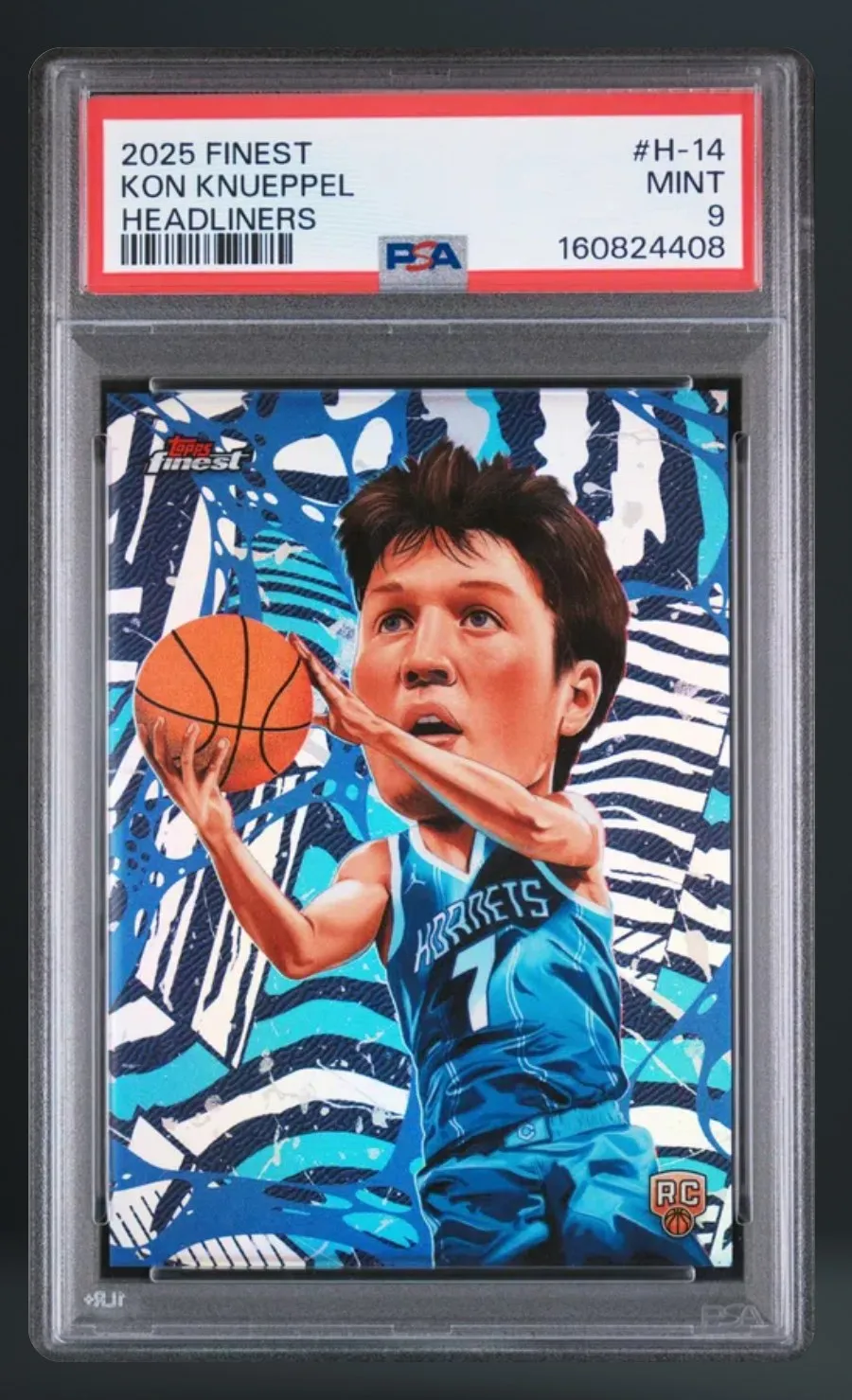 Kon Knueppel — PSA 9 graded slab