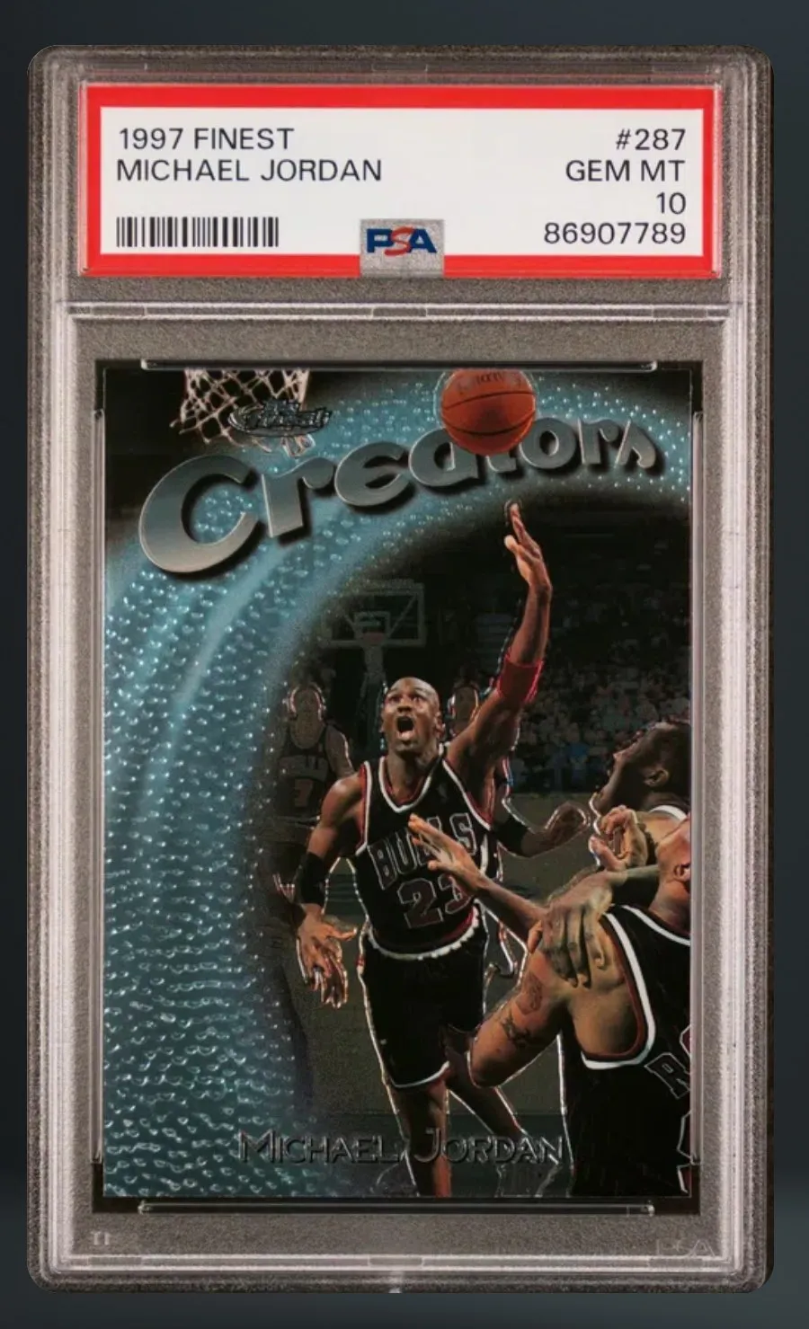 Michael Jordan — PSA 10 graded slab
