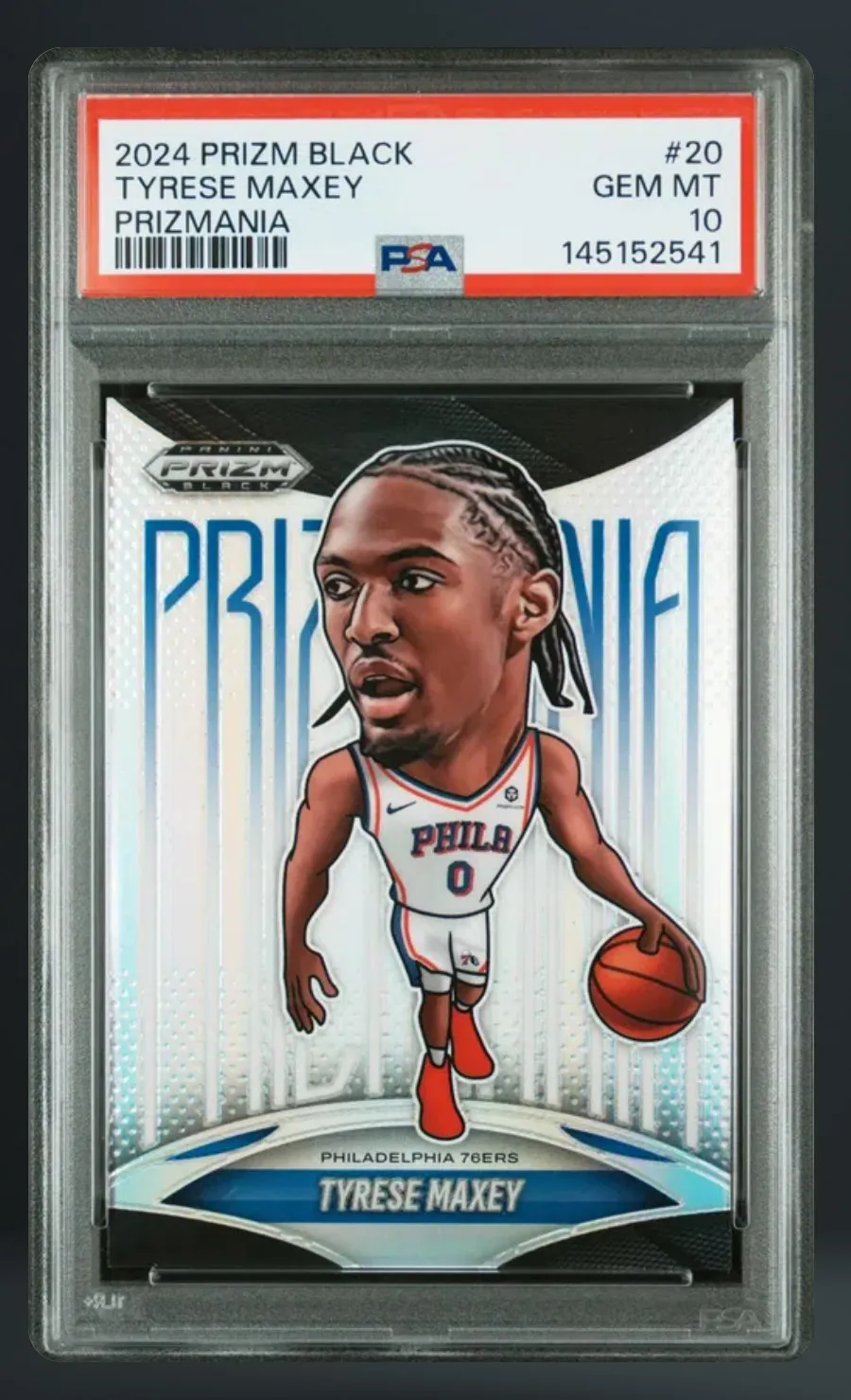 Tyrese Maxey — PSA 10 graded slab