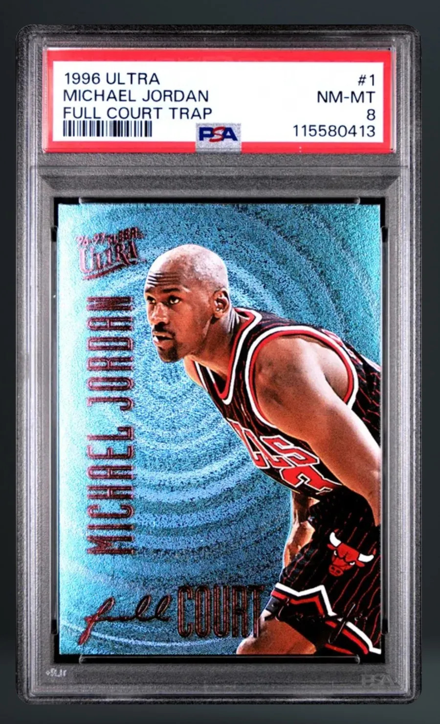 Michael Jordan — PSA 8 graded slab