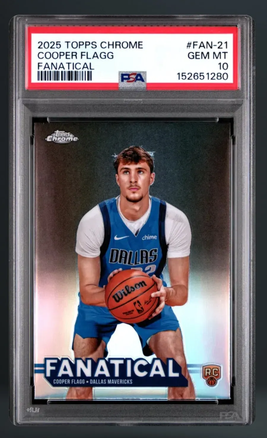 Cooper Flagg — PSA 10 graded slab
